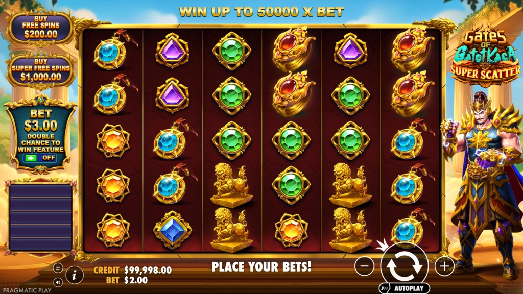 Gates of Gatot Kaca Super Scatter - Base Game